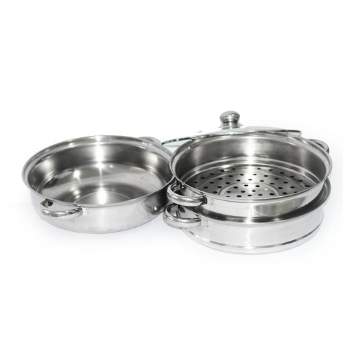 Stainless Steel Steamer Meat Vegetable - Model-7580D8