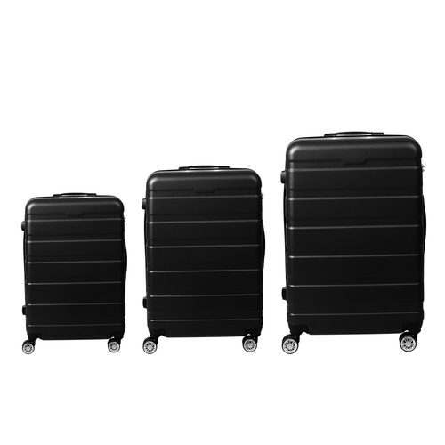 3PC Luggage sets Suitcase Black - Model-B6B970