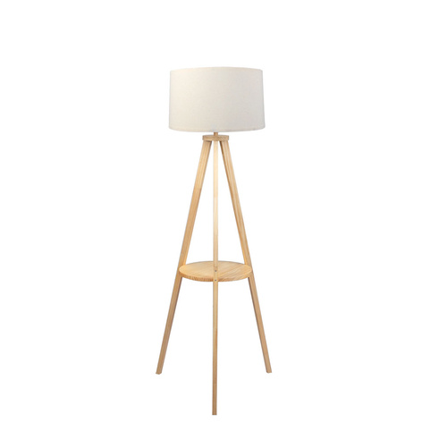 Tripod Floor Lamp with Shelf - Model-5BF181