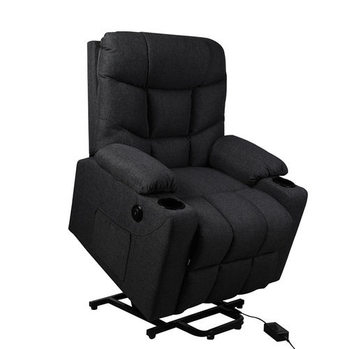 Recliner Chair Electric Lift Black - Model-5F3D69