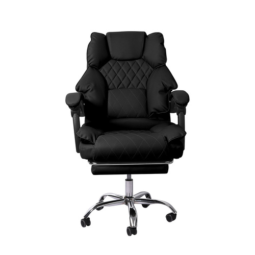 Gaming Chair Office Computer Black Footrest - Model-5305ED