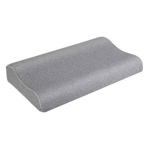 Dreamz Memory Foam Pillow Pillowcase Supprt Grey Rebound