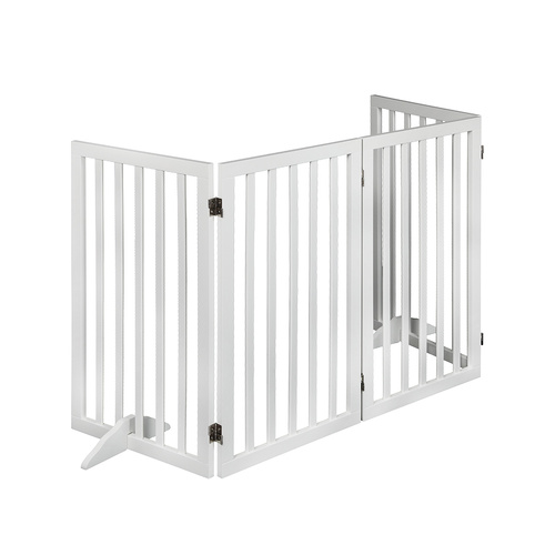 Wooden Pet Gate Dog Fence Safety White 800x 3MM - Model-1A1331