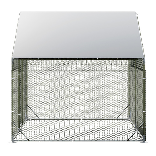 Pawz 200x300x194cm Large Metal Walk-in Chicken Coop Cage