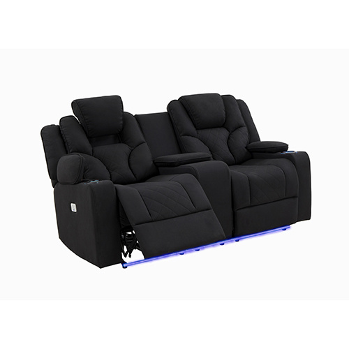 Arnold Recliner Rhino Fabric 2R Black
