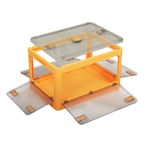 Storage Organiser Large Box Stackable M Orange Medium - Model-314B71