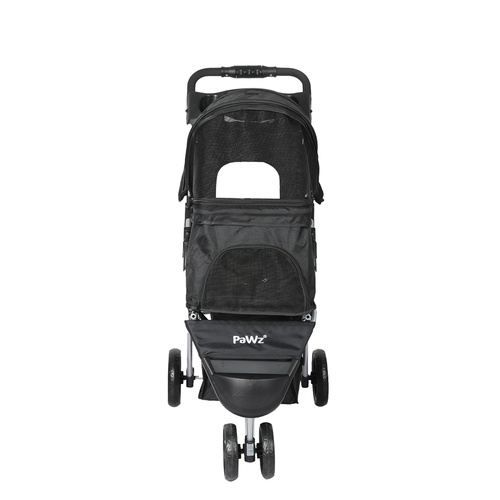 Large Pet Stroller Dog Cat Carrier Black - Model-0F2A8F