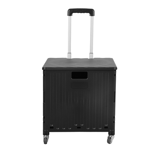 Folding Shopping Trolley Cart Portable Black - Model-990933