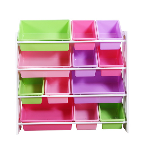 12Bins Kids Toy Box Bookshelf - Model-A0B980