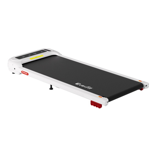 Everfit Treadmill Electric Walking Pad with Incline Under Desk Home Gym White