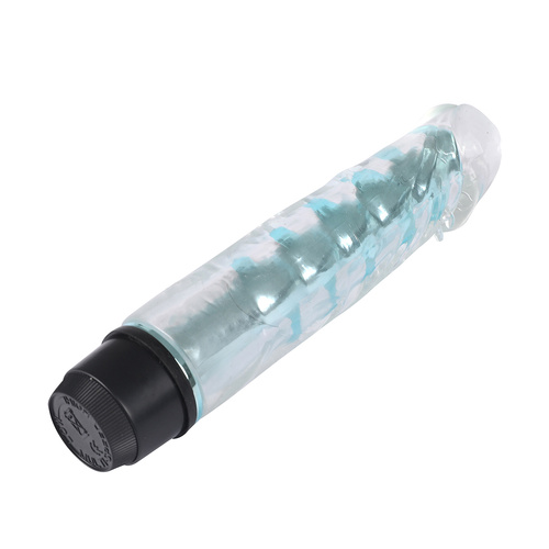 Multi Speed VibratingVibrator Realistic Blue - Model-D03387