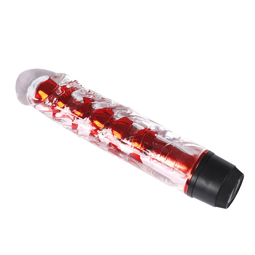 Multi Speed Vibrating Vibrator Realistic Red - Model-165FEA