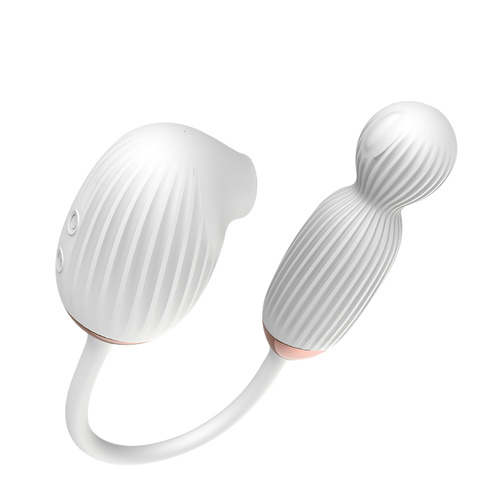 Vibrator Masturbator Sucking Rotation White - Model-2336F3