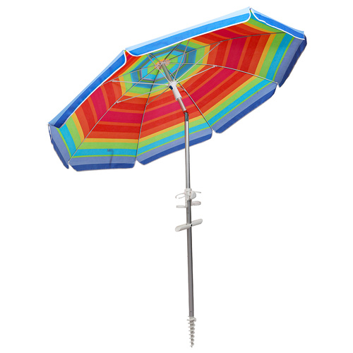 Mountview 2.2M Outdoor Beach Umbrellas Sand Colorful - Model-510651