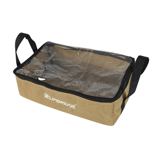 3PCS Camping Canvas Storage Khaki - Model-C7149F