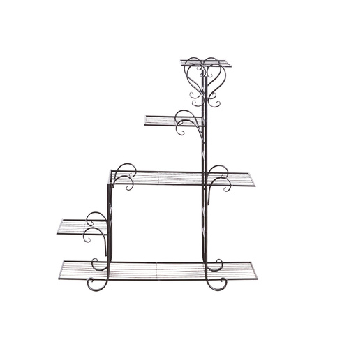 Plant Stand Outdoor Indoor Metal Black - Model-D213DC