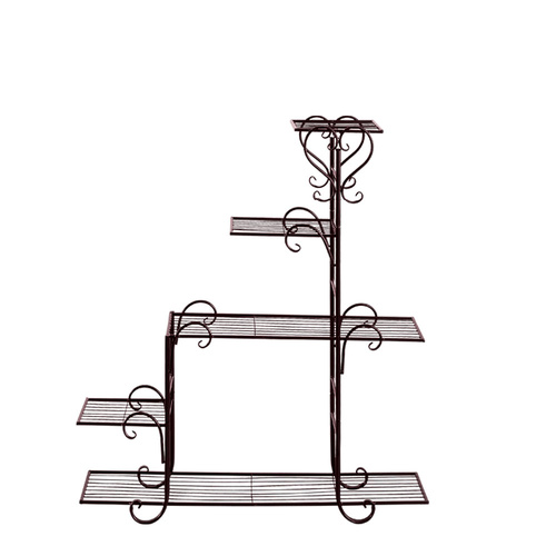 Plant Stand Outdoor Indoor Metal Bronze - Model-EFB3D6