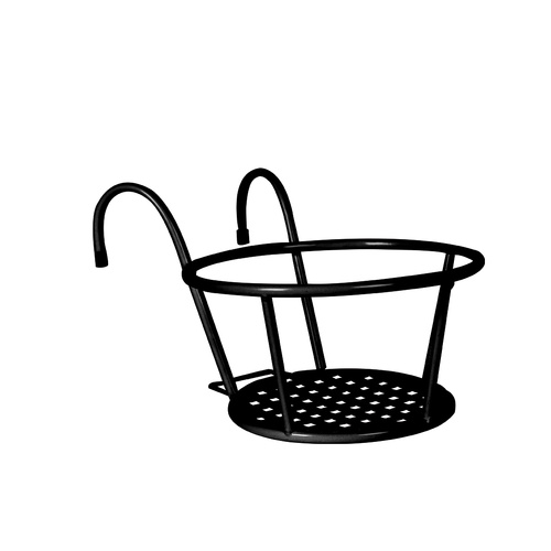 1x Flower Holder Plant Stand Black - Model-FDD6E4