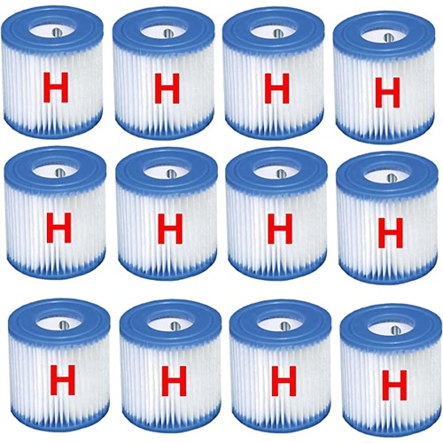 Intex 12 x Filter Cartridge replacement Size H INTEX FILTER PUMP 29007
