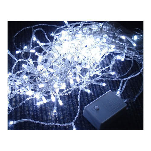 Samland 200 LED Memory Icicle Christmas Rope Light in White