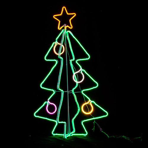 Samland Neon Light 3D Christmas Tree