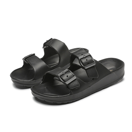 UNISEX BEACH SLIDES 0099 - MEN - Black / AUS Ladies13/Men11/EU45/27.5cm