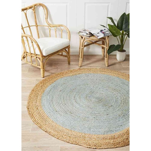 Atrium Polo Blue By Rug Culture - 240X240CM - ROUND