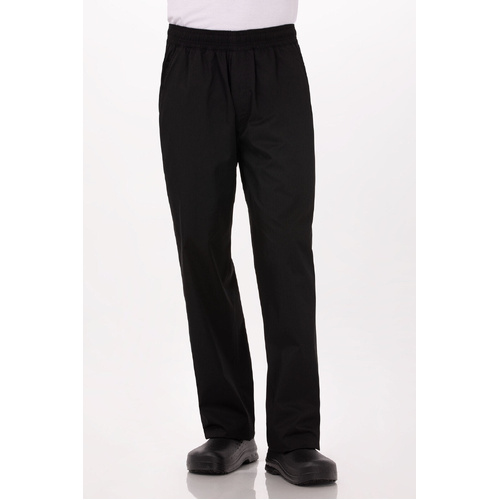 Lightweight Black XXL Baggy Pants by Chef Works