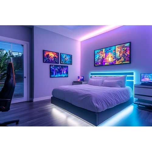 RGB+CCT LED Strip 24W/roll  785LM/roll  Remote control (20PCS)