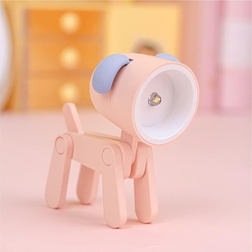 Bendable Animal Night Light 3-Pack – Mini LED Desk Lamp with Warm White Glow | Choose Your Color | Posable Joints for Kids, Students, Bedside & Gifts（