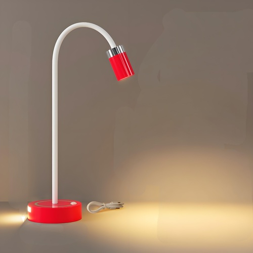 Rechargeable Motion Sensor Night Light – DIY Silicone Hose Lamp for Bedroom & Desk (Red) | Other Colors Available in Store