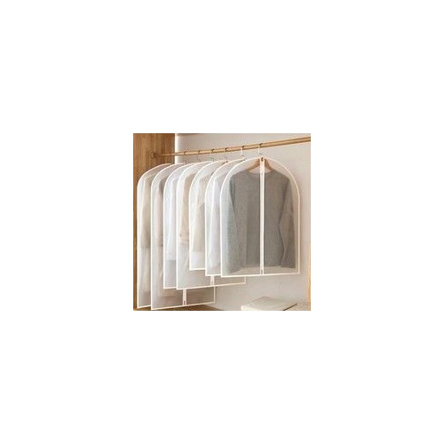 10x Transparent Garment Bags 60x100cm Dustproof Suit Coat Cover Storage