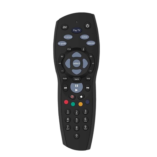 4x Tooleroo PayTV Remote Control Compatible with Foxtel MYSTAR SKY NZ - Black