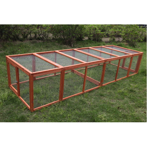 YES4PETS 290 cm XL Chicken Coop Run Guinea Pig Cage Villa Extension Rabbit Hutch Cat Kitten House Pen