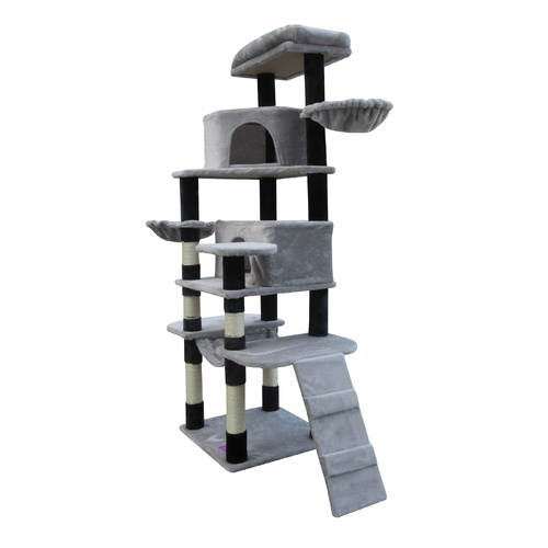 YES4PETS 161 cm Cat Scratching Post Tree Scratcher Pole-Little Grey