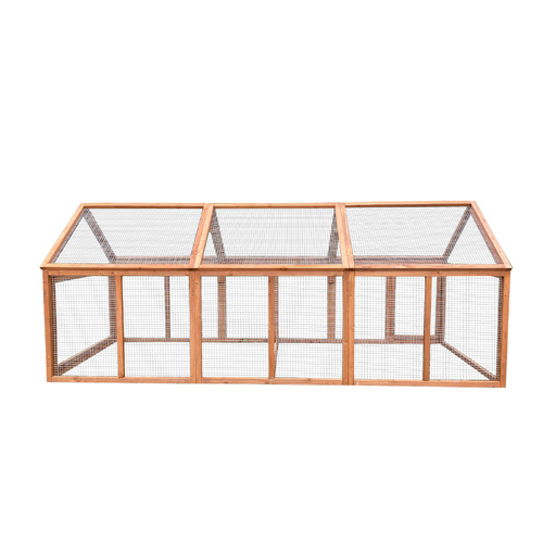 YES4PETS 250 CM Large Chicken Coop Run Guinea Pig Cage Villa Extension Rabbit Hutch House Pen