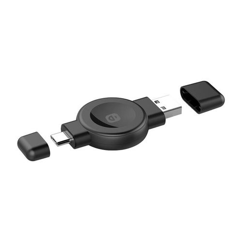 CHOETECH T606-F USB-A +USB-C Magnetic Charger for Samsung & Apple Watch