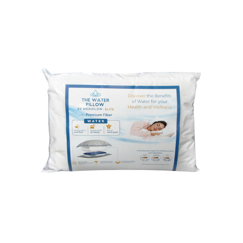 Mediflow Elite Premium Fiber Cooling Gel Memory Foam Water Pillow 44 x 66 cm