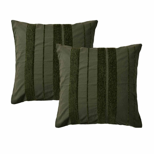 Bianca Pair of Avery Forest European Pillowcases 65 x 65cm