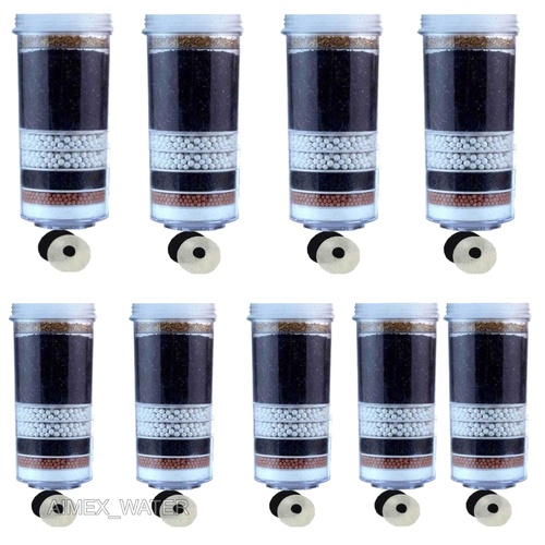 Aimex 8 Stage Water Fluoride Reduction Filter Cartridges x 9
