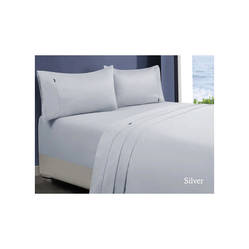 1000tc egyptian cotton sheet set 1 queen silver