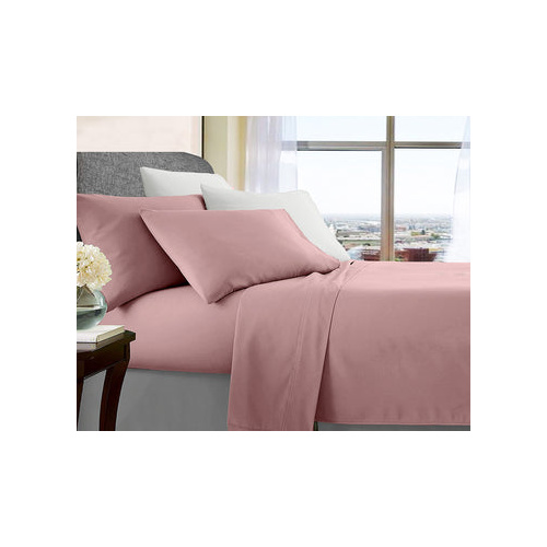 ultra soft microfibre sheet set king rose gold