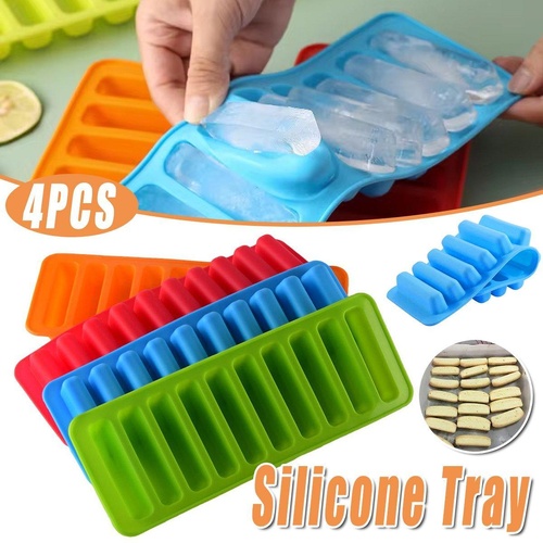 Silicone Baking Mould Finger Shaped Molds Cookie Ice Tray Chocolate Long Strips