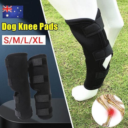 S/M/L/Xl Pet Dog Knee Support Brace Leg Hock Front Back Protector Compression - S