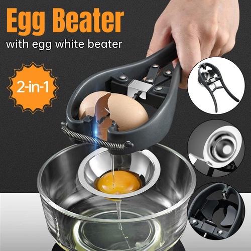 Quick Egg Opener Whisk Baking Kitchen Gadget Tool for Easy Cooking and Meal Prep