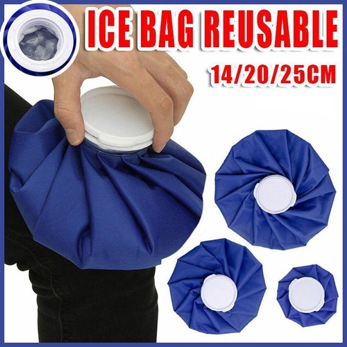 Ice Bag Reusable Injury Heat First Aid Cold Knee Head Pain Relief Cooler Pack - 6inch