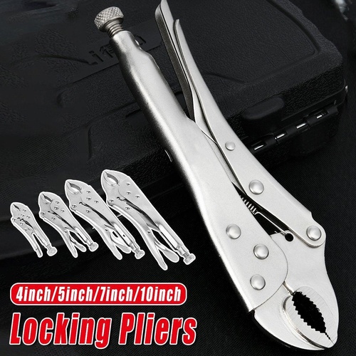 Multi-functional C-type Pliers Strong Manual Grip Round Mouth Clamping Tool - 7inch