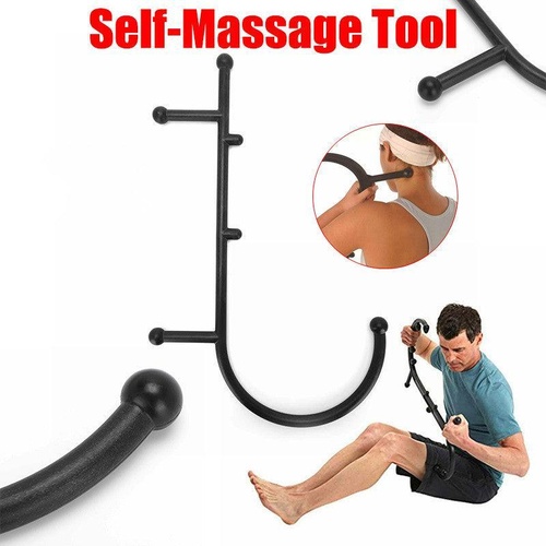 S Shaped Self Massage Tool with Trigger Point Handles for Back and Body Relaxation