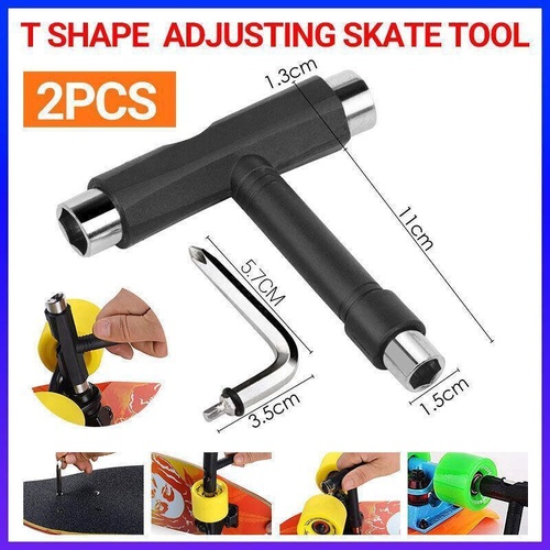 Roller Spanner Tool Skate T-Type Wrench Longboard Skateboard Screwdriver Mini
