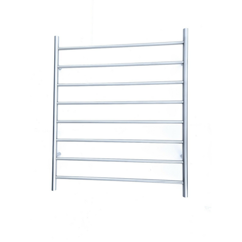 Premium Brushed Chrome Towel Rack - 8 Bars, Round Design, AU Standard, 1000x620mm Wide
